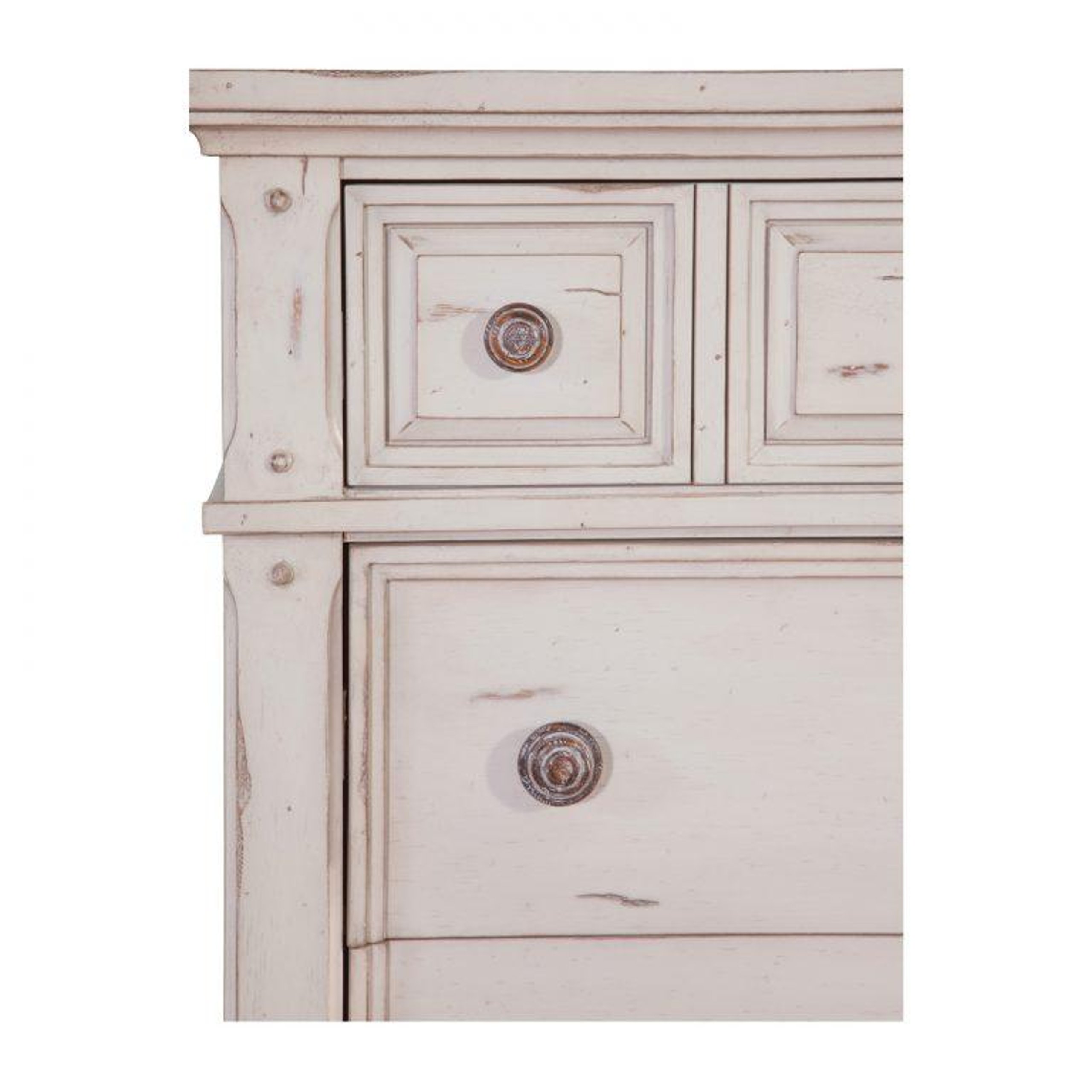 Buy American Woodcrafters SEDONA 2400-150 Chest in Cobblestone, White ...