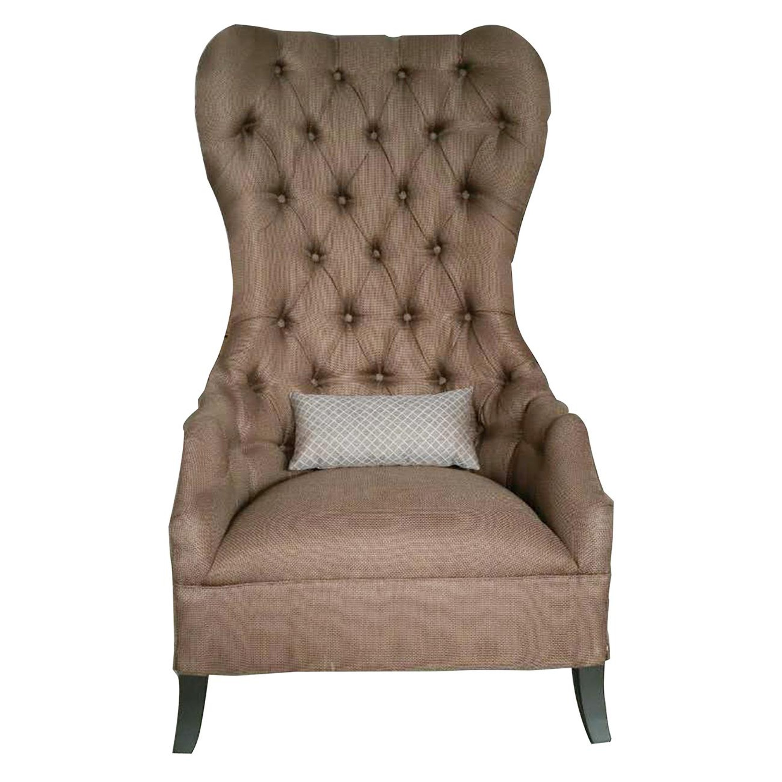 Best deal for A&B Home 40958 Arm Chairs in Cappuccino, Polyester $1,099.95