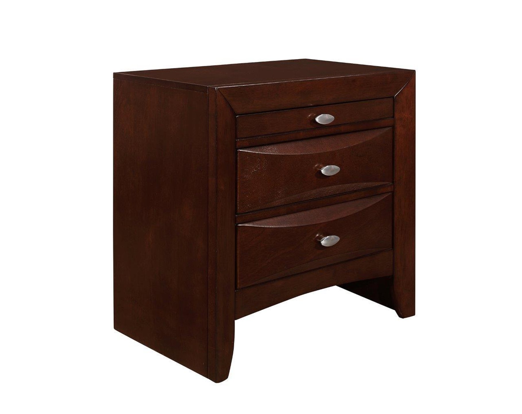 Buy Global Furniture Linda Queen Storage Bedroom Set 3 Pcs In Merlot Wood Metal Veneers Online 